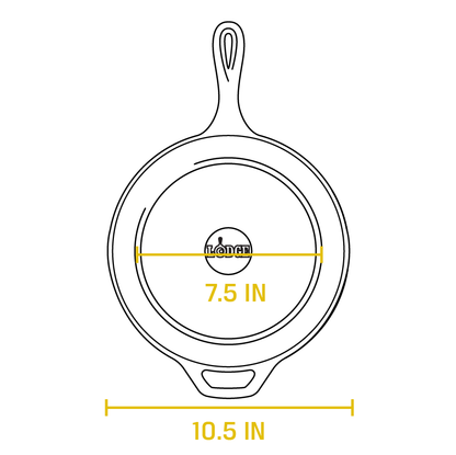 Cast Iron Deep Skillet