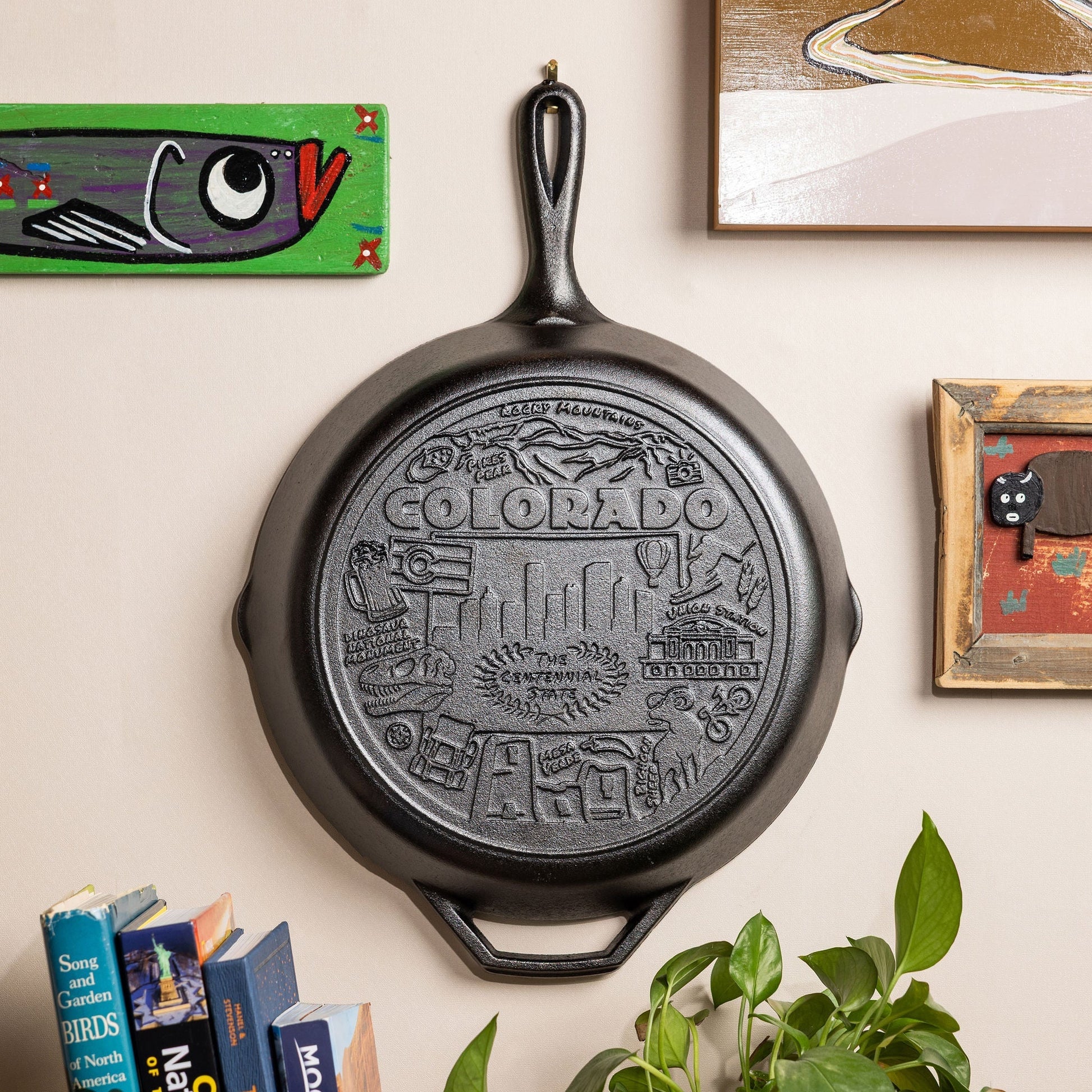 American Road Trip: 12 Inch Seasoned Cast Iron Skillet, Colorado