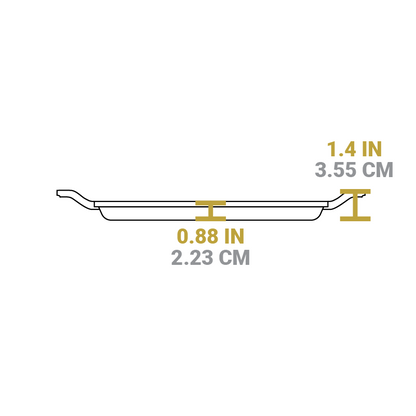 Chef Collection 11 Inch Cast Iron Square Griddle