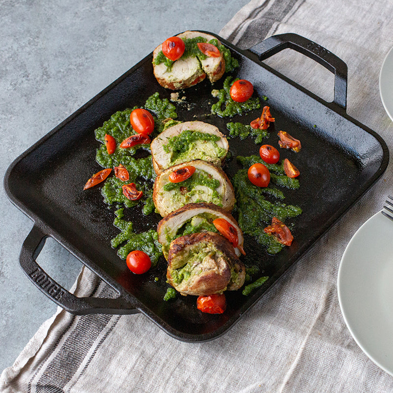 Chef Collection 11 Inch Cast Iron Square Griddle