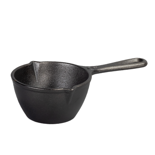 Seasoned Cast Iron Melting Pot