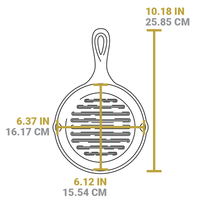 Round Cast Iron Grill Pan