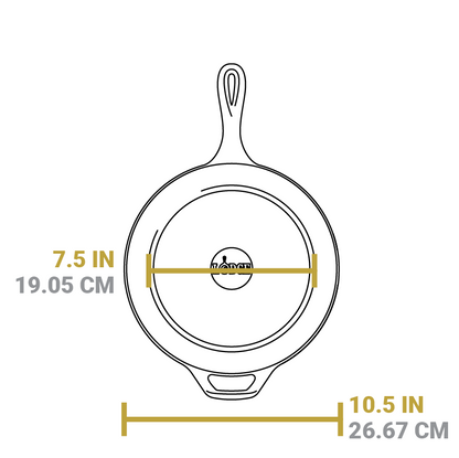 Cast Iron Deep Skillet
